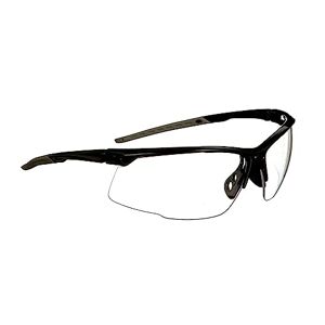 3M anteojos de rendimiento, diseño multiusos, marco negro, lente transparente, paquete de 1