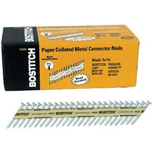 Bostitch PT-MC14815G-1M 1 1/2 pulgadas x .148 cinta de papel clavo de conector de metal galvanizado, 1000 unidades