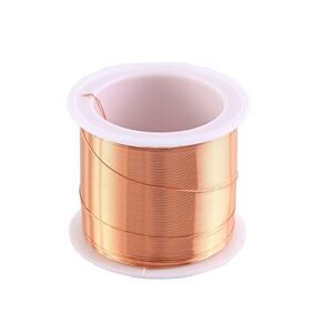 GatherTOOL Alambre de cobre esmaltado de 100 g/unidad, diámetro de 0,17mm/0,27mm/0,33mm/0,44mm/0,53mm/0,62mm/0,71mm/0,83mm, bobinado de alambre de cobre (Color : 0.33mm 100g)