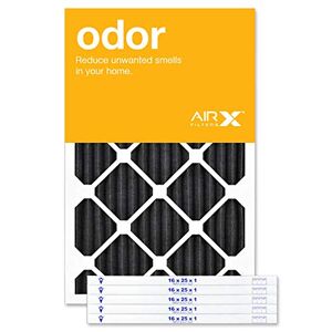 AIRx Filters AiRx ODOR 20 x 20 x 1 Filtros de aire – Mejor para el control de olor, 16 x 25 x 1, Blanco