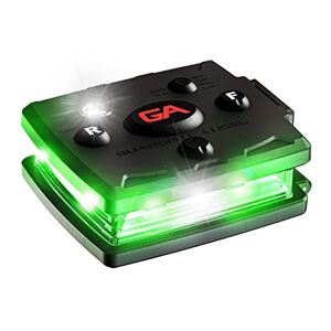 Guardian Angel Elite Micro barra de luz personal   Linterna magnética manos libres montable   ligera con batería recargable (verde/verde)