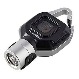 Streamlight 73300 325-Lumen Pocket Mate Keychain/Clip-on USB Rechargeable Flashlight, Silver
