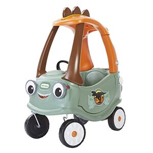 Little Tikes T-Rex Cozy Coupe Car. Kids Ride-On, Control Deslizante de pie a Piso, Mini vehículo de Empuje con bocina, Interruptor de Encendido y Tapa de Gasolina. para Mayores de 18 Meses