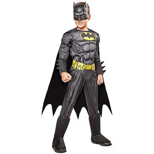 Rubie's DC Comics Disfraz de Batman de lujo para niños, talla L