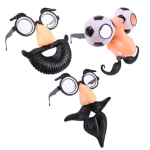 BESPORTBLE 3 Piezas Gafas divertidas de Halloween para Barba decoracion de halloween suministros para la fiesta de halloween anteojos juguetes gafas divertidas con halloween constituir Lentes