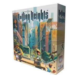 AEG Rolling Heights Alderac Entertainment Group, Construction City Building Board Game Set in The 1920's, Roll Your Meeples Build The City, Ages 14+, 2-4 Players, 60+ Minutes