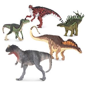 B. Terra by Battat Juego de dinosaurios de juguete con Ceratosaurus (5 piezas) Dinosaurios y juguetes coleccionables para niños a partir de 3 años