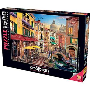 Anatolian Puzzle Canal Cafe Venecia, Rompecabezas de 1500 Piezas, código: 4553