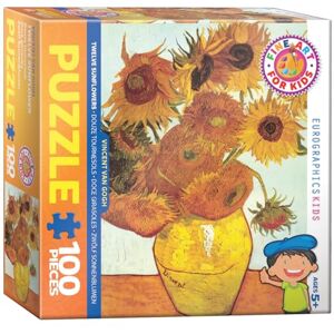 EuroGraphics Twelve Sunflowers by Vincent Van Gogh Rompecabezas de 100 Piezas