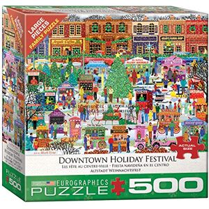 EuroGraphics Downtown Holiday Festival Puzzle (500 Piezas)