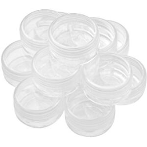Sony Ericsson 87440BB Clear Round Plastic Storage Containers with Screw-On Lids (t of 12) Sony Ericsson 87440BB Clear Round Plastic Storage Containers with Screw-On Lids (t of 12)