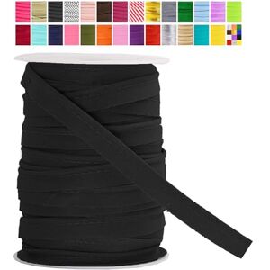 Mandala Crafts (2.5mm 0.5 inch 55 Yards, Black) Maxi Piping Trim, Double Fold Bias Tape, Welting Cord from Cotton Polyester for Sewing, Trimming, Upholstery (Black, 2.5mm 0.5 inch 55 Yards) Mandala Crafts (2.5mm 0.5 inch 55 Yards, Black) Maxi Piping Trim, Double Fold Bias Tape, Welting Cord from Cotton Polyester for Sewing, Trimming, Upholstery (Black, 2.5mm 0.5 inch 55 Yards)