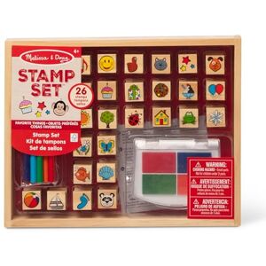 Melissa & Doug Set de Sellos de Cosas Favoritas con Tinta Lavable, Juguete de Madera, Artes y Manualidades (26 Piezas) Melissa & Doug Set de Sellos de Cosas Favoritas con Tinta Lavable, Juguete de Madera, Artes y Manualidades (26 Piezas)