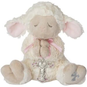 Ganz Serenity Lamb with Crib Cross Christening or Baptism Gift (Pink (Girl)) Ganz Serenity Lamb with Crib Cross Christening or Baptism Gift (Pink (Girl))