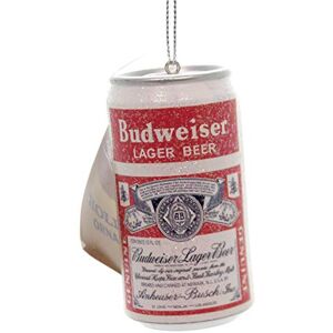 Kurt S. Adler Vintage Budweiser Beer Can Christmas Ornament Bud Lager Decoration New by Kurt S. Adler Vintage Budweiser Beer Can Christmas Ornament Bud Lager Decoration New by