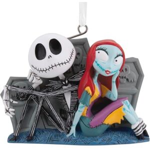 Hallmark Disney Tim Burton's The Nightmare Before Christmas Jack and Sally con lápidas, Adorno de Navidad, Regalos para fanáticos de Disney Hallmark Disney Tim Burton's The Nightmare Before Christmas Jack and Sally con lápidas, Adorno de Navidad, Regalos para fanáticos de Disney