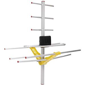 Tangxi Antena de Loft y Exterior,Antena de televisión Digital,Antena de 25 dbi,Rango de recepción de 80 Millas,Antena HDTV VHF/UHF con Kit Completo para TV HD Tangxi Antena de Loft y Exterior,Antena de televisión Digital,Antena de 25 dbi,Rango de recepción de 80 Millas,Antena HDTV VHF/UHF con Kit Completo para TV HD