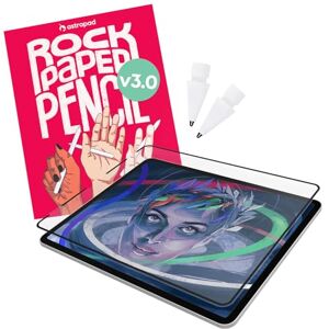 Astropad Rock Paper Pencil v2.0 Protector de pantalla de papel para iPad Air de 11 pulgadas (M2, 2024) y (M3, 2025) y iPad de 11 pulgadas (10ª y 11ª generación) + puntas de lápiz de Apple, paquete Astropad Rock Paper Pencil v2.0 Protector de pantalla de papel para iPad Air de 11 pulgadas (M2, 2024) y (M3, 2025) y iPad de 11 pulgadas (10ª y 11ª generación) + puntas de lápiz de Apple, paquete