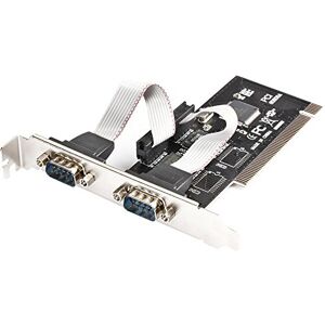 axGear 2 puertos Dual bidireccional RS-232 DB9 puerto serie de 9 pines a tarjeta PCI I/O adaptador axGear 2 puertos Dual bidireccional RS-232 DB9 puerto serie de 9 pines a tarjeta PCI I/O adaptador