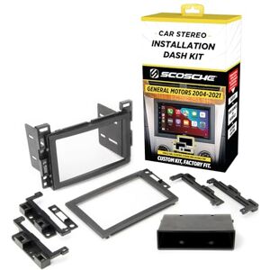 Scosche GM2500B Kit de instalación de Radio de Bolsillo Doble DIN o DIN único Compatible con vehículos GM seleccionados 2004-2021 Kit de instalación estéreo para Coche, Consulta la guía de Ajuste Scosche GM2500B Kit de instalación de Radio de Bolsillo Doble DIN o DIN único Compatible con vehículos GM seleccionados 2004-2021 Kit de instalación estéreo para Coche, Consulta la guía de Ajuste