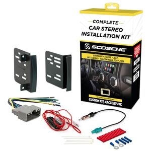 Scosche Kit de instalación Doble DIN para Chrysler/Dodge/Jeep 2007-14 Compatible con Centric ICCR6BN Stereo Scosche Kit de instalación Doble DIN para Chrysler/Dodge/Jeep 2007-14 Compatible con Centric ICCR6BN Stereo