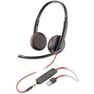 POLY Plantronics Auriculares Blackwire 3225 USB-A, auriculares monofónicos supraaurales, con cable POLY Plantronics Auriculares Blackwire 3225 USB-A, auriculares monofónicos supraaurales, con cable