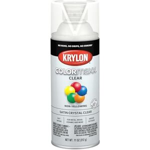 Krylon K05547007 COLORmaxx pintura en aerosol, Satín, Transparente Krylon K05547007 COLORmaxx pintura en aerosol, Satín, Transparente