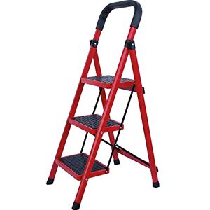 LO NECESITO LA NUEVA FORMA DE COMPRAR Escalera plegable 3 peldaños, escalera tubular con escalones antiderrapante Roja LO NECESITO LA NUEVA FORMA DE COMPRAR Escalera plegable 3 peldaños, escalera tubular con escalones antiderrapante Roja