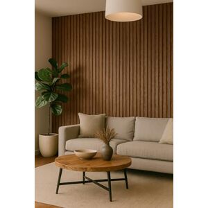 Color Carpet Lambrin WPC para interior color Nogal MS18, tono oscuro con apariencia realista. Contiene 7 módulos decorativos, cubriendo 1.71 m². Revestimiento durable y sencillo de colocar. Color Carpet Lambrin WPC para interior color Nogal MS18, tono oscuro con apariencia realista. Contiene 7 módulos decorativos, cubriendo 1.71 m². Revestimiento durable y sencillo de colocar.