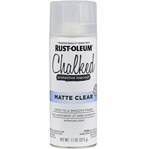 Rust-Oleum 302599 Chalked Sealer/Wax Topcoat Spray Paint, 11 oz, Clear Rust-Oleum 302599 Chalked Sealer/Wax Topcoat Spray Paint, 11 oz, Clear
