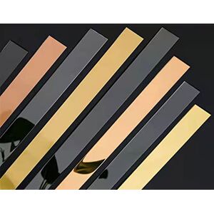 FORVOLWCO 5M Moldura de Pared Flexible Autoadhesiva Metalizado, Ultrafino Moldura de Techo, Moldura de pared Adhesiva, despegar y pegar, moldura impermeable Adhesivo de pared ( Color : Black mirror , Size : Wid FORVOLWCO 5M Moldura de Pared Flexible Autoadhesiva Metalizado, Ultrafino Moldura de Techo, Moldura de pared Adhesiva, despegar y pegar, moldura impermeable Adhesivo de pared ( Color : Black mirror , Size : Wid