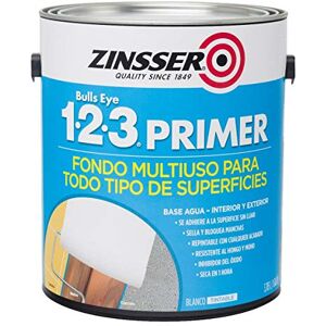 Rust-Oleum Rust Oleum 281954 Zinsser 1-2-3 Primer Imprimante Blanco Satinado Brochable 3,785 L Rust-Oleum Rust Oleum 281954 Zinsser 1-2-3 Primer Imprimante Blanco Satinado Brochable 3,785 L