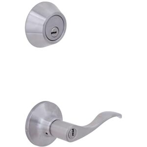 Philips Combo Cerrojo/Manija Nogal Alta Seguridad LLave-Mariposa Plata Philips Combo Cerrojo/Manija Nogal Alta Seguridad LLave-Mariposa Plata
