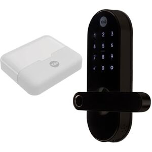 Yale Cerradura Eléctrica Ymc420 Negro Con Hub Para Exteriores Yale Cerradura Eléctrica Ymc420 Negro Con Hub Para Exteriores