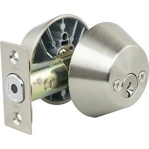 Yale MX81027 Cerrojo Para Puerta Llave-Llave, Niquel Satin Yale MX81027 Cerrojo Para Puerta Llave-Llave, Niquel Satin