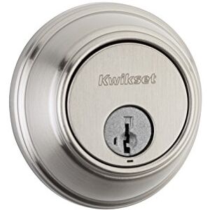 Kwikset 98160-009 Cerrojo de seguridad, níquel satinado Kwikset 98160-009 Cerrojo de seguridad, níquel satinado