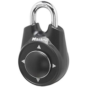 Master Lock 1500iD Set Your Own Candado de combinación direccional, negro Master Lock 1500iD Set Your Own Candado de combinación direccional, negro