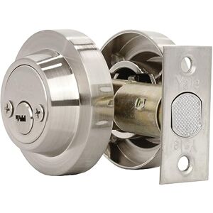 Yale MX89181 Cerrojo Argos Redondo Alta Seguridad LLave-LLave, Plata Yale MX89181 Cerrojo Argos Redondo Alta Seguridad LLave-LLave, Plata