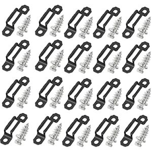 UtySty Juego de 20 tornillos de madera invisibles para conector, soporte con tornillo a presión, 2 en 1, laminado oculto, gabinete, clóset, bisagras de metal, montaje de muebles, cierre empotrado UtySty Juego de 20 tornillos de madera invisibles para conector, soporte con tornillo a presión, 2 en 1, laminado oculto, gabinete, clóset, bisagras de metal, montaje de muebles, cierre empotrado