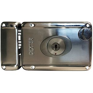 Dexter 6772 Cerradura de Sobreponer (Chapa de Parche) Automática de Llave de Alta Seguridad, Mecanismo de Barras Dexter 6772 Cerradura de Sobreponer (Chapa de Parche) Automática de Llave de Alta Seguridad, Mecanismo de Barras