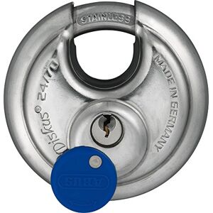 ABUS 24IB/70 Candado de disco con grillete de acero inoxidable, con llave diferente ABUS 24IB/70 Candado de disco con grillete de acero inoxidable, con llave diferente