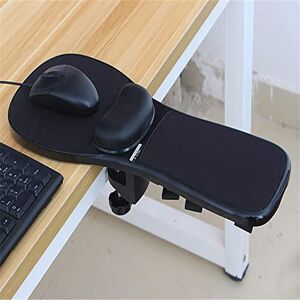Maogear Reposabrazos Alfombrilla de ratón con reposamuñecas, ajustable, ergonómica, alfombrilla de mouse para computadora, para silla, hogar y oficina, extensor de silla acoplable (negro) Maogear Reposabrazos Alfombrilla de ratón con reposamuñecas, ajustable, ergonómica, alfombrilla de mouse para computadora, para silla, hogar y oficina, extensor de silla acoplable (negro)