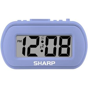 Sharp Reloj despertador digital – Caja táctil con acabado de goma suave – Funciona con pilas, luz de fondo azul bajo demanda – Alarma ascendente – Fácil de usar – Lavanda Sharp Reloj despertador digital – Caja táctil con acabado de goma suave – Funciona con pilas, luz de fondo azul bajo demanda – Alarma ascendente – Fácil de usar – Lavanda