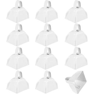 Bedwina Campanas De Metal Campanas De Vaca Blancas De 3.0 In Para Hacer Ruido, Campana De Llamada Fuerte Con Asas para Eventos Deportivos, Animaciones, Espíritu De Equipo, Matracas, Bodas, Paquete de 12 Bedwina Campanas De Metal Campanas De Vaca Blancas De 3.0 In Para Hacer Ruido, Campana De Llamada Fuerte Con Asas para Eventos Deportivos, Animaciones, Espíritu De Equipo, Matracas, Bodas, Paquete de 12