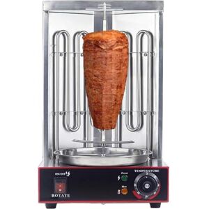 Kindevieft MáQuina EléCtrica para Shawarma, Parrilla Vertical De 3000 W, MáQuina Comercial para Parrilla Shawarma, MáQuina para Parrilla Doner Kebab Gyro De Acero Inoxidable con RotacióN De 360 ° Kindevieft MáQuina EléCtrica para Shawarma, Parrilla Vertical De 3000 W, MáQuina Comercial para Parrilla Shawarma, MáQuina para Parrilla Doner Kebab Gyro De Acero Inoxidable con RotacióN De 360 °