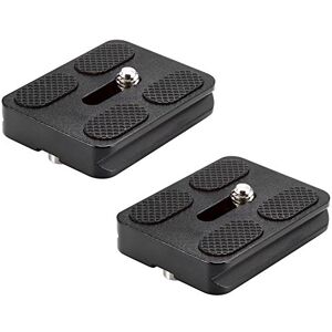 NEEWER 2 Piezas de Placa de Liberación Rápida Tipo Arca Universal Totalmente de Metal con Tornillo de 1/4 Pulgadas Que se Adapta a la Abrazadera Tipo Arca Estándar para Trípode de Cámara (PU50 50 mm) NEEWER 2 Piezas de Placa de Liberación Rápida Tipo Arca Universal Totalmente de Metal con Tornillo de 1/4 Pulgadas Que se Adapta a la Abrazadera Tipo Arca Estándar para Trípode de Cámara (PU50 50 mm)