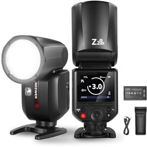 NEEWER Z2PRO-F 2.4G TTL Flash Cabeza Redonda Speedlite Compatible con Fujifilm, Inalámbrico Compatible con Godox, 76Ws 1/8000s HSS, Interfaz Mejorada, Interruptor TTL/M TCM, Batería 7,2V/3000mAh NEEWER Z2PRO-F 2.4G TTL Flash Cabeza Redonda Speedlite Compatible con Fujifilm, Inalámbrico Compatible con Godox, 76Ws 1/8000s HSS, Interfaz Mejorada, Interruptor TTL/M TCM, Batería 7,2V/3000mAh