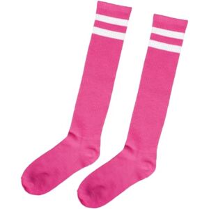 amscan Standard Knee High Socks with White Stripes Sports Costume Party Apparel, Pink, Fabric, 19 amscan Standard Knee High Socks with White Stripes Sports Costume Party Apparel, Pink, Fabric, 19