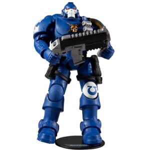 McFarlane Toys Warhammer 40.000 Ultramarines Reiver con carabina de Perno y Base, Figura de acción de 7 McFarlane Toys Warhammer 40.000 Ultramarines Reiver con carabina de Perno y Base, Figura de acción de 7