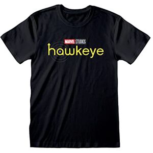 Marvel Studios Hawkeye Logo Camiseta para hombre, color negro, Negro , GG Marvel Studios Hawkeye Logo Camiseta para hombre, color negro, Negro , GG
